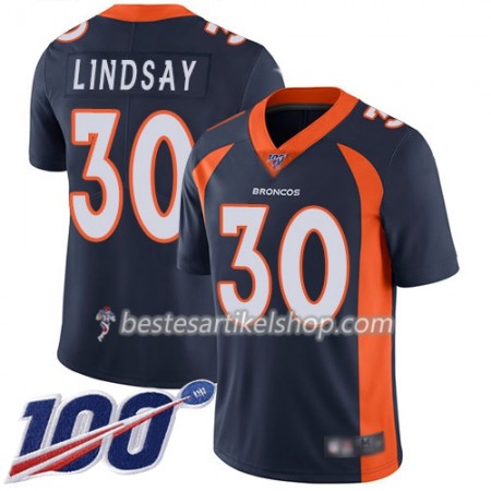 Herren Denver Broncos Trikot Phillip Lindsay 30 Nike Blau 100th